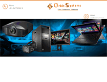 Tablet Screenshot of orbitsystems.in